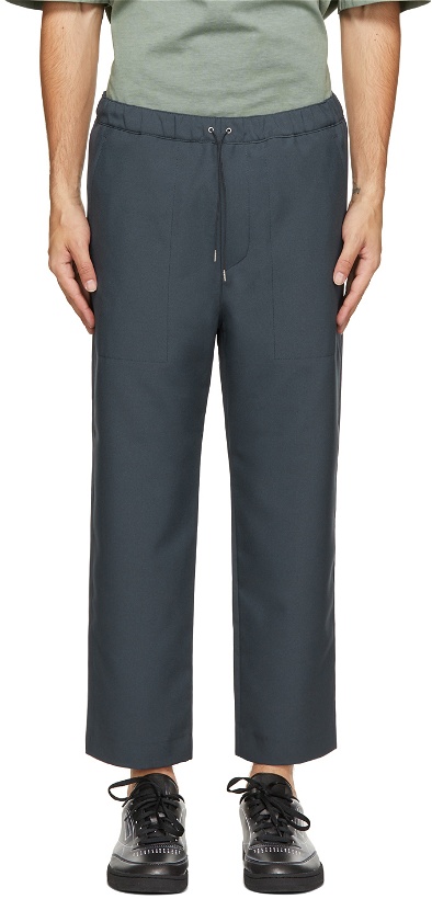 Photo: OAMC Blue Drawcord Trousers