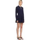 Sandy Liang Navy Chupa Minidress