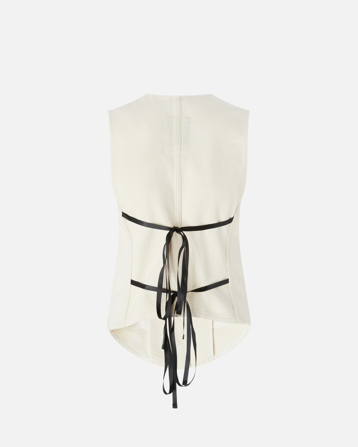Pinko Reimagine Pinko X Patrick Mc Dowell Jeans Fitted Vest Birch Beige