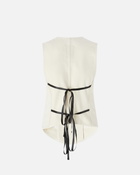 Pinko Reimagine Pinko X Patrick Mc Dowell Jeans Fitted Vest Birch Beige