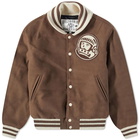 Billionaire Boys Club Men's Astro Varsity Jacket in Brown