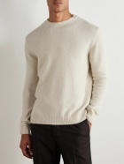 De Petrillo - Merino Wool and Cashmere-Blend Sweater - Neutrals
