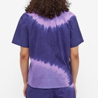 Suku Women's Short Sleeve Tie Dye Shirt in Midnight