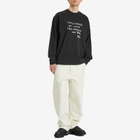 Moncler Men's Genius x FRGMT Print Long Sleeve T-Shirt in Black