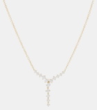 Melissa Kaye Aria 18kt gold necklace with diamonds