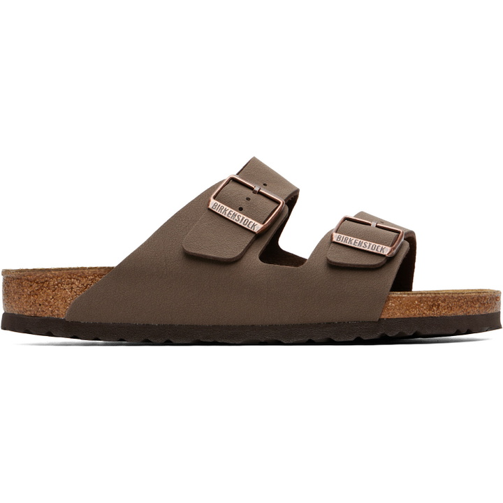 Photo: Birkenstock Brown Regular Arizona Birkibuc Sandals