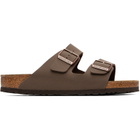 Birkenstock Brown Regular Arizona Birkibuc Sandals