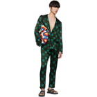 Dries Van Noten Multicolor Geometric Boxer Blazer