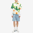 Awake NY Men's Floral Camp Collar Shirt in Green Multi