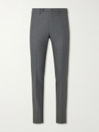Slowear - Straight-leg Wool-Canvas Trousers - Gray