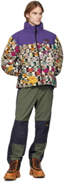 Gucci Multicolor The North Face Edition Down Floral Jacket