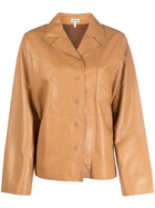 LOEWE - Anagram Patch Leather Pyjama Blouse