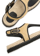 Castañer Tamesis Rafia Espadrille Sandals Beige