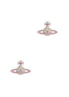 Vivienne Westwood Kika Crystal-embellished orb Stud Earrings - Pink - One Size