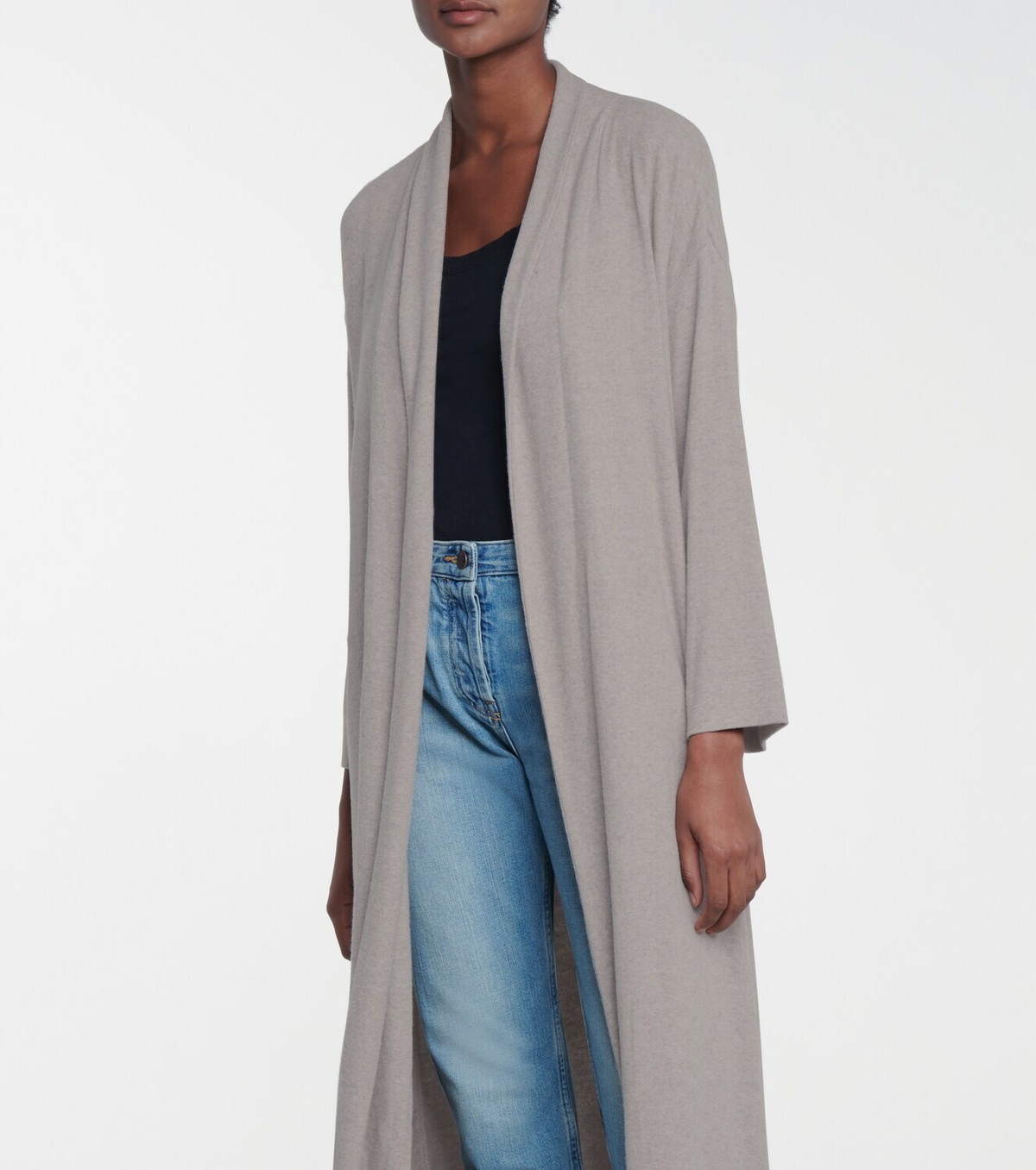 Stretch Velvet Cardigan M