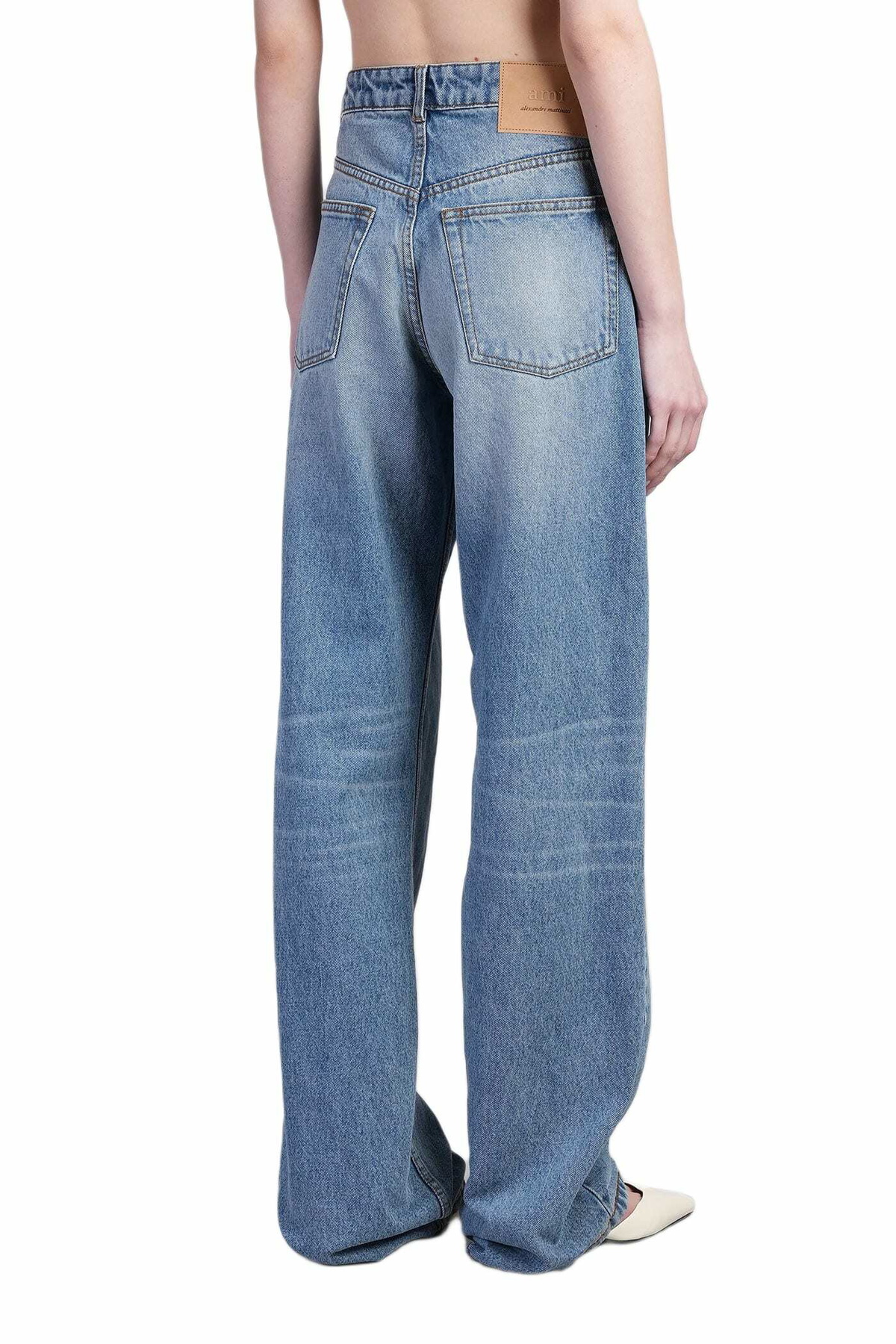 Ami Alexandre Mattiussi Jeans In Blue Cotton