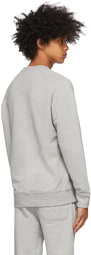 Maison Kitsuné Grey Lotus Fox Sweatshirt