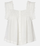 Citizens of Humanity Mia lace-trimmed top