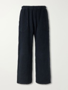 Les Tien - Straight-Leg Cotton-Fleece Sweatpants - Black