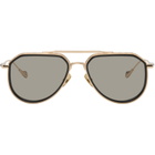 Cutler and Gross Gold The Great Frog Edition Triumph Aviator Sunglasses