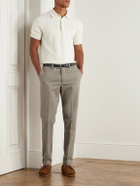Thom Sweeney - Straight-Leg Cotton-Twill Trousers - Neutrals