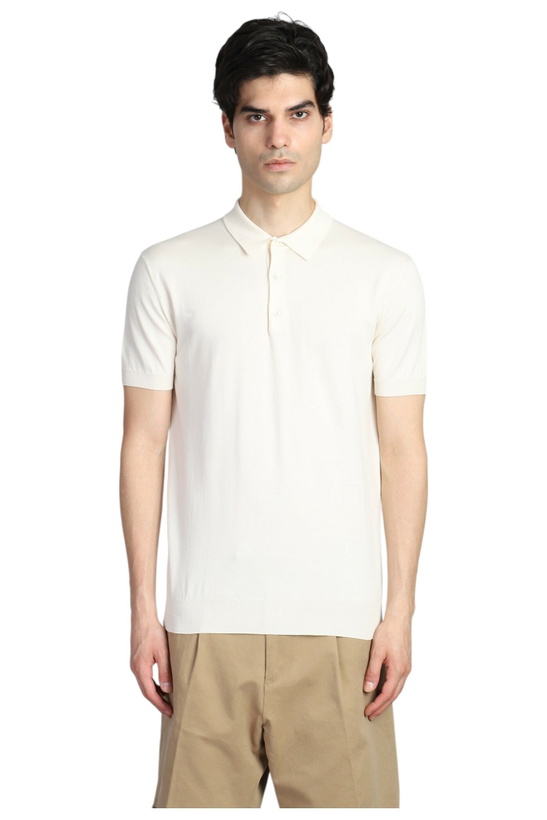 Photo: Polo In White Cotton Baracuta