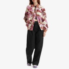 A Bathing Ape Women's Map Camo Bomber Jacket in Pink 