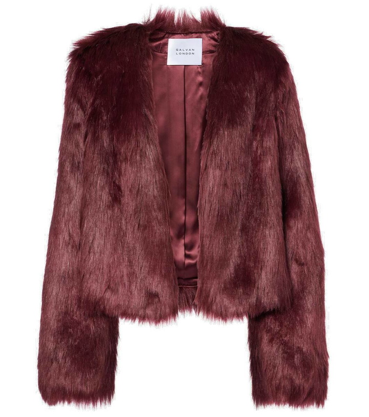 Photo: Galvan Manouchi faux fur jacket