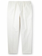 Jil Sander - Straight-Leg Cotton Trousers - Neutrals