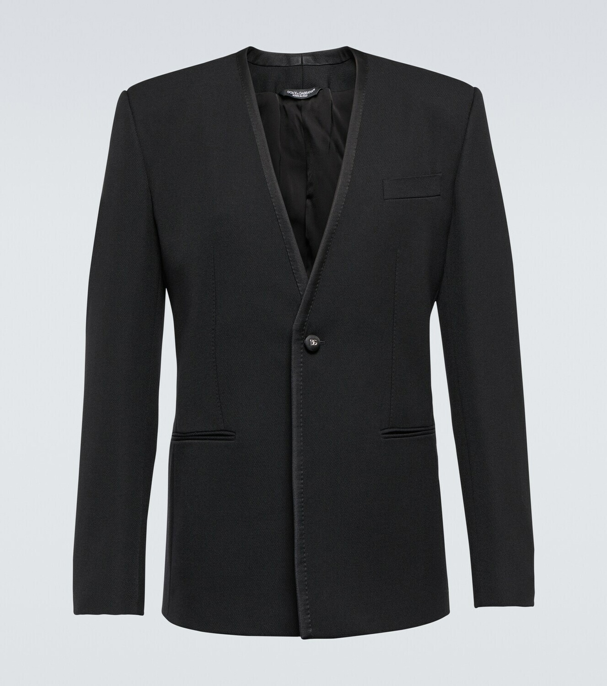 Dolce & Gabbana Black MARTINI Bee Single Breasted Blazer