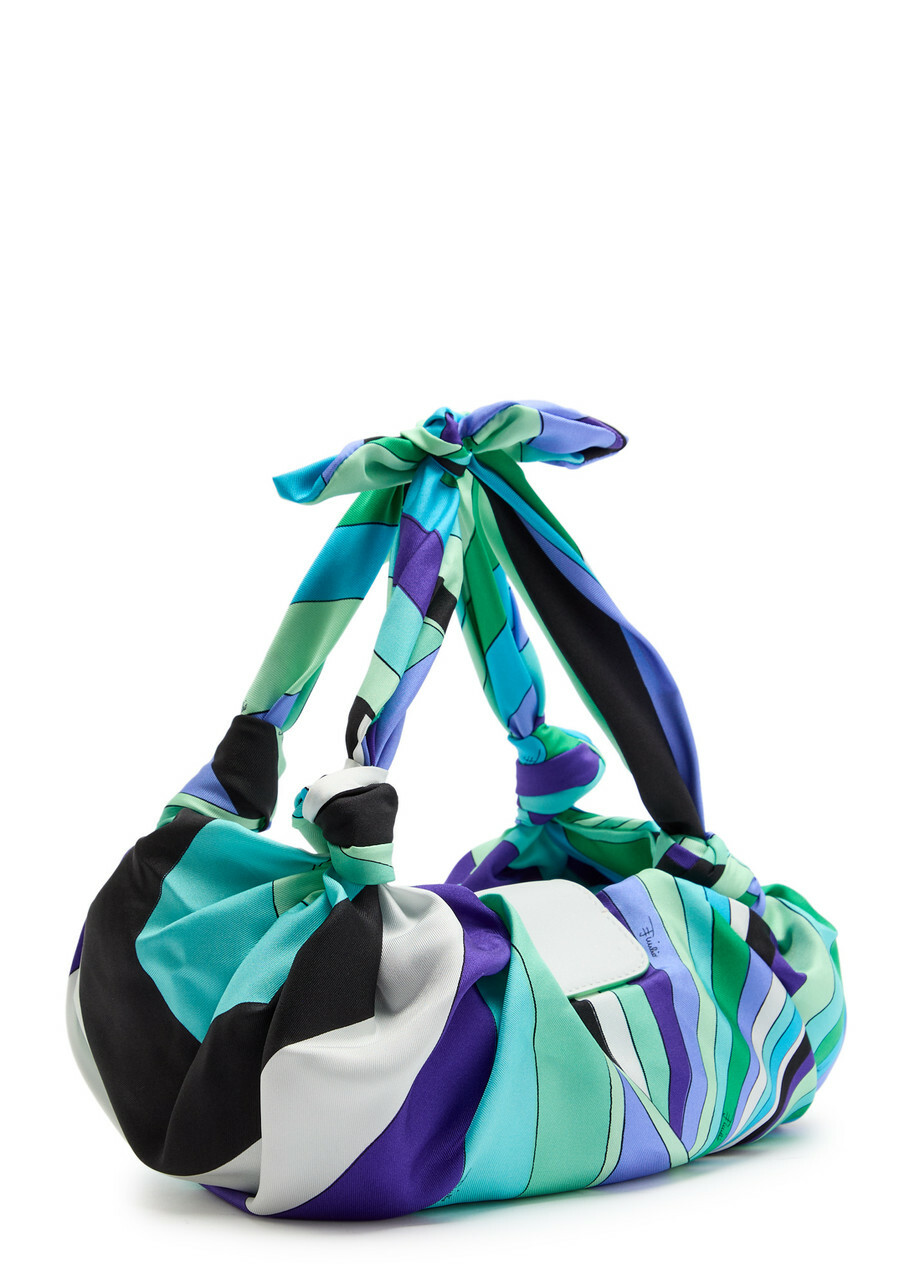 Pucci Emilio Printed Silk-twill Shoulder bag - Multi Print - One Size
