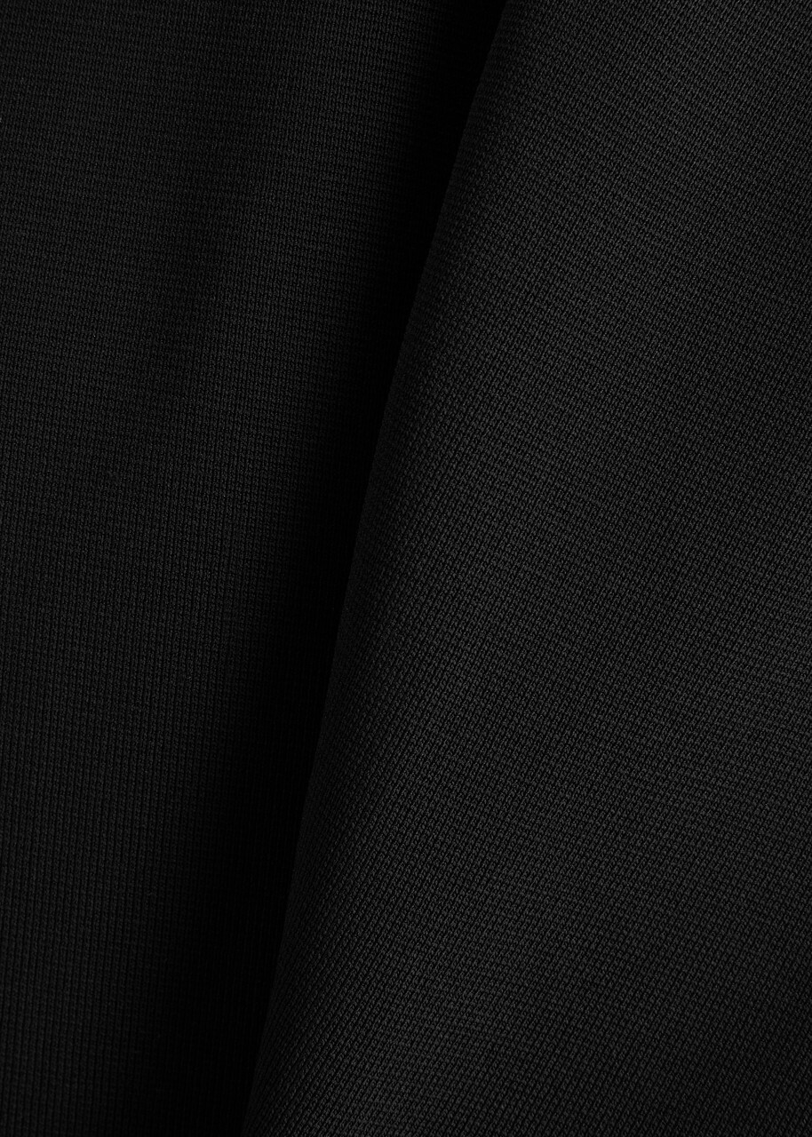 Aexae Technical Cropped Knitted Leggings Black