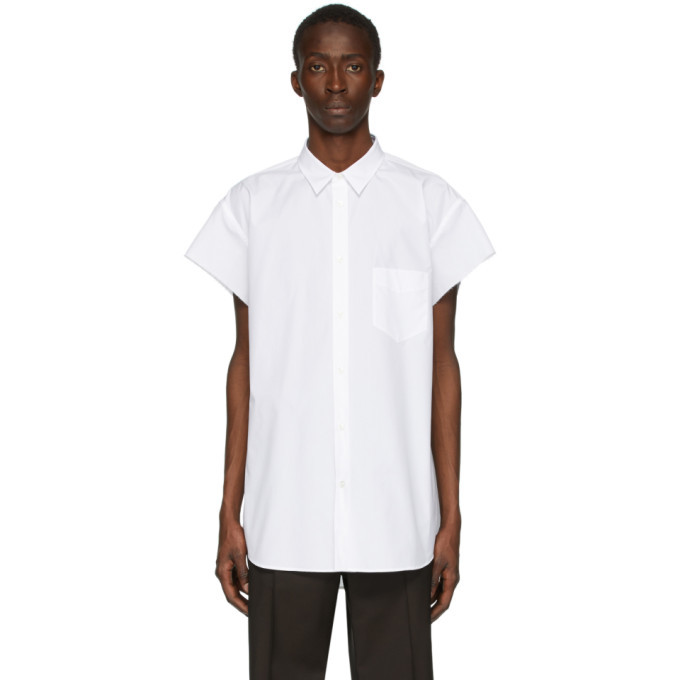 Photo: Maison Margiela White Cap Sleeve Shirt