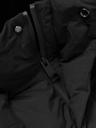 FRAME - Quilted Shell Hooded Down Jacket - Black