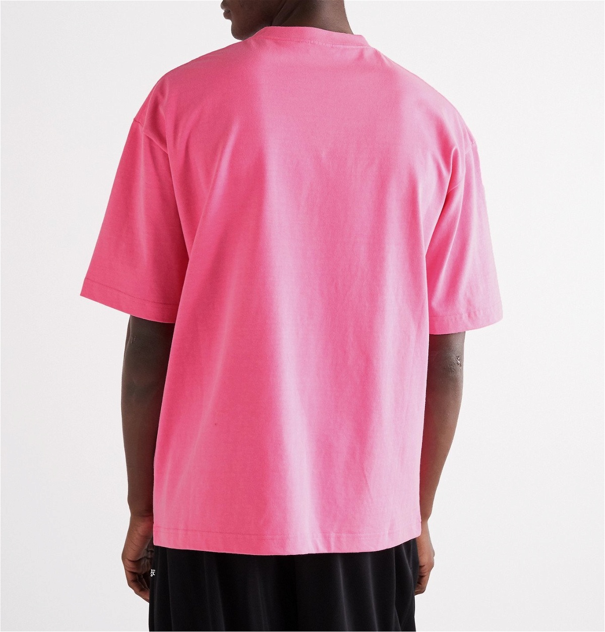 Balenciaga Sponsor Logo Tshirt in Pink for Men  Lyst Australia
