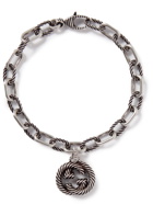 GUCCI - Burnished Sterling Silver Bracelet - Silver