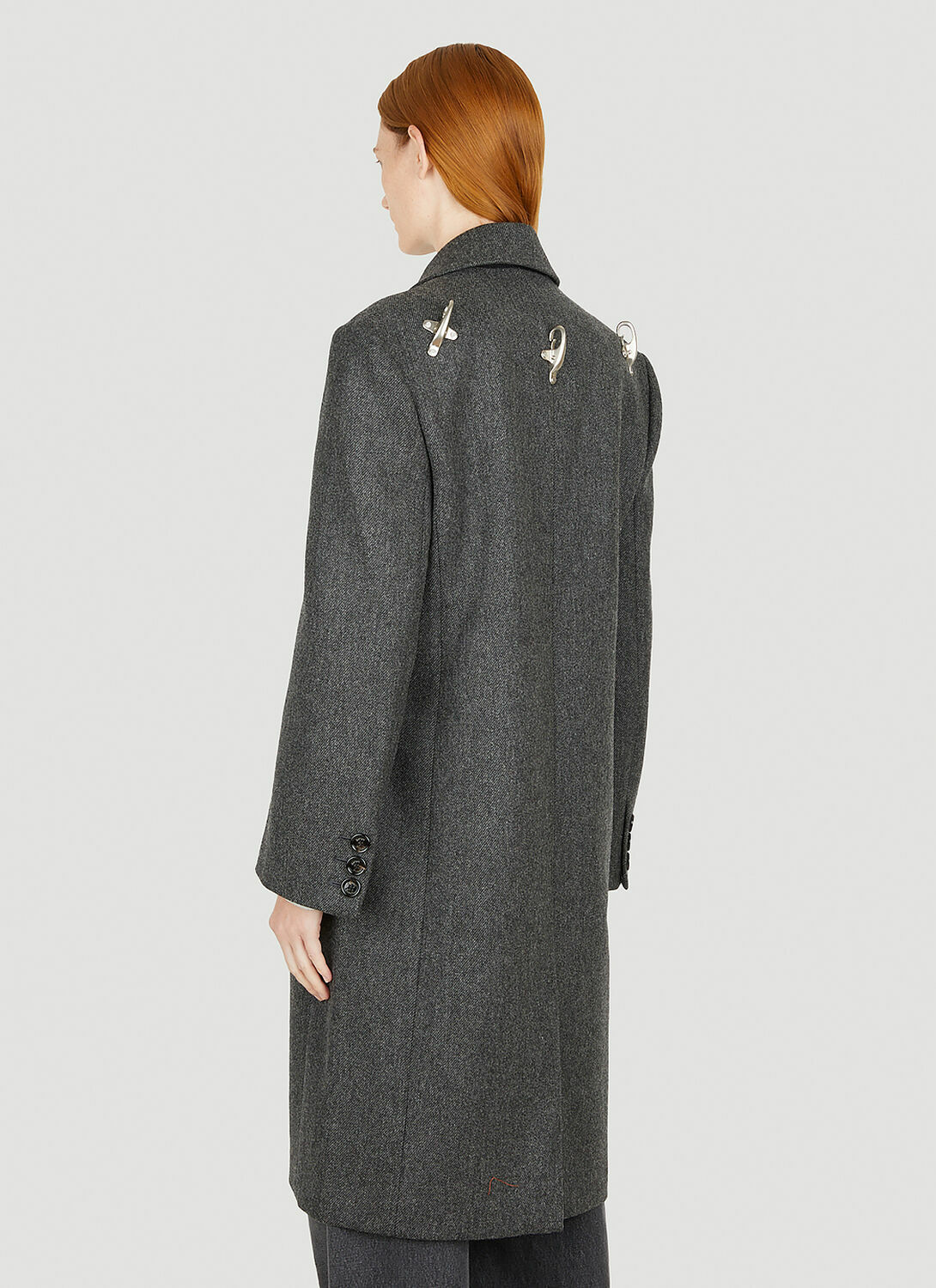 Meryll Rogge Blanket Draped Classic Coat