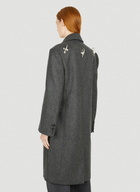 Meryll Rogge Blanket Draped Classic Coat