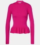 Nina Ricci Ruffled wool-blend sweater