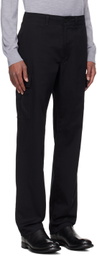Theory Black Straight Cargo Pants