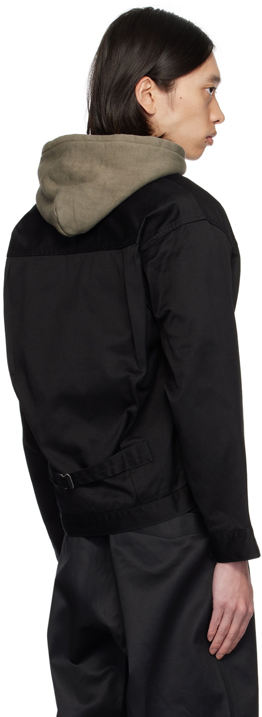 Taiga Takahashi Black Lot.309 Buckle-Backed Jacket Taiga Takahashi