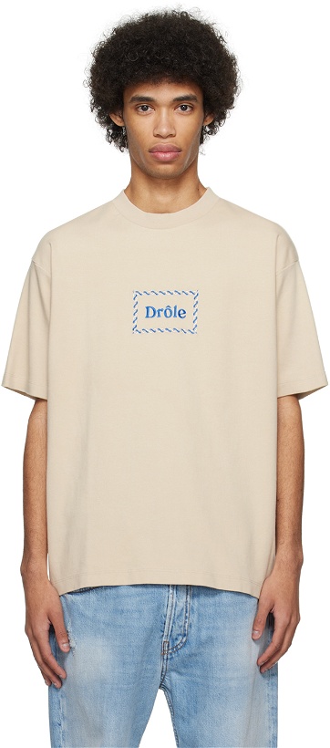 Photo: Drôle De Monsieur Taupe 'Le T-Shirt Drôle Tresse' T-Shirt