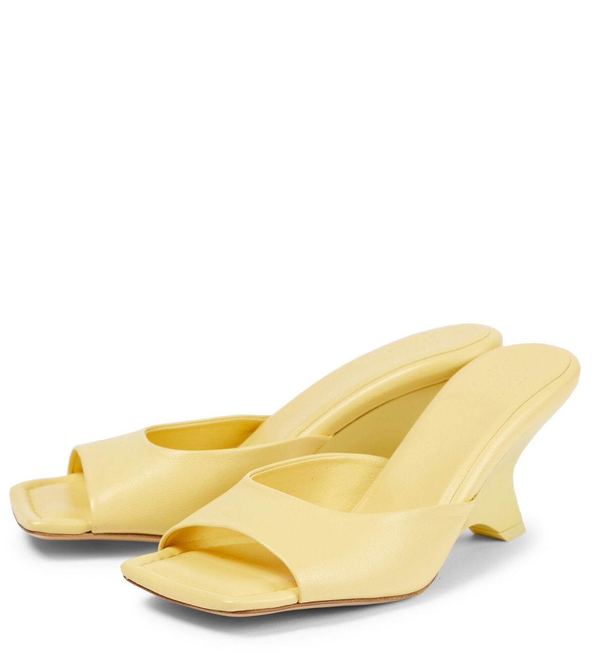 Gia Borghini - Gia 7 leather wedge sandals Gia Borghini