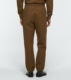Lemaire - Cotton and wool fleece sweatpants