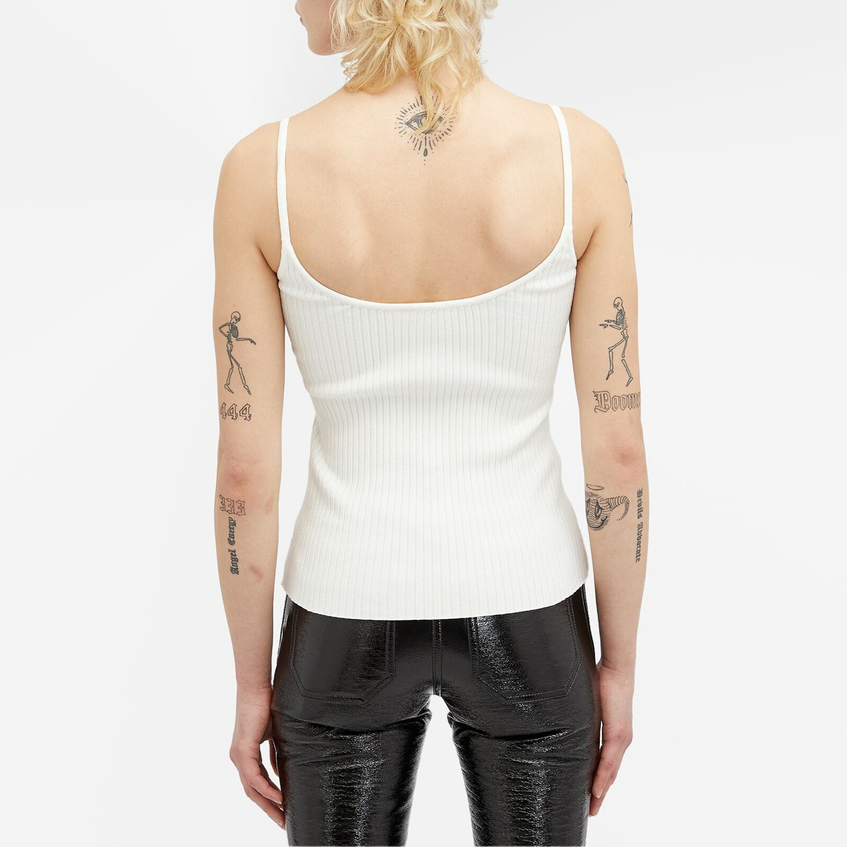 Courreges Women's Courrèges Reedition Knit Tank Top in Heritage White