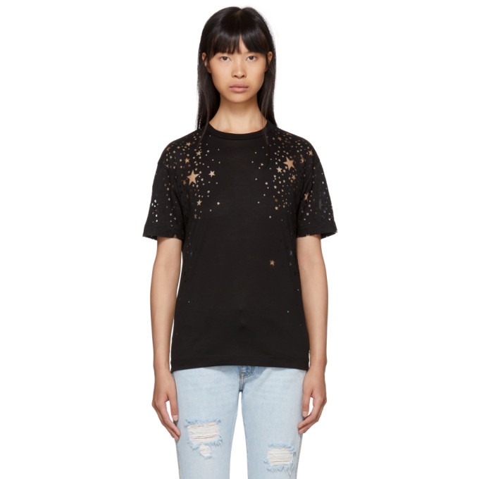 Photo: Stella McCartney Black Cut-Out Stars T-Shirt