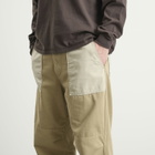 MM6 Maison Margiela Men's Cotton Contrast Workwear Pant in Khaki