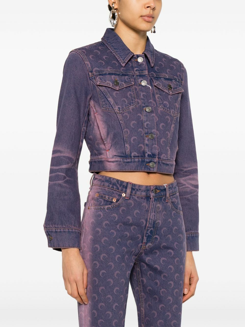 Moon Laser Denim Overshirt