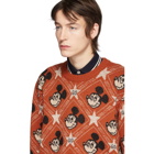 Gucci Orange Disney Edition Wool Cardigan