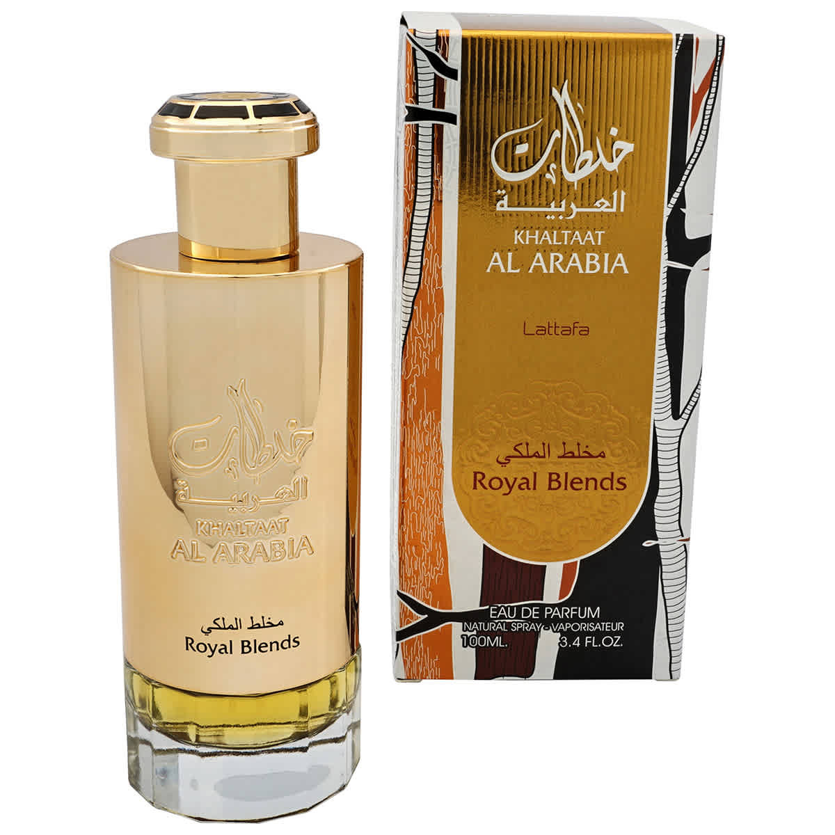 Lattafa Unisex Khaltaat Al Arabia Royal Blends EDP Spray 3.38 oz Fragrances 6291106065053